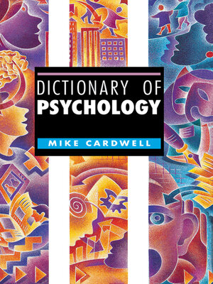 cover image of Dictionary of Psychology